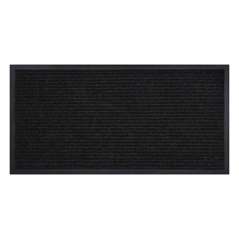 Non-Slip Doormat, 36" W x 72" L, Black
