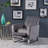 Push Back High Metal Leg Recliner-1896247791