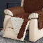 Housse matelassée et réversible pour fauteuil inclinable-50890887-50890286