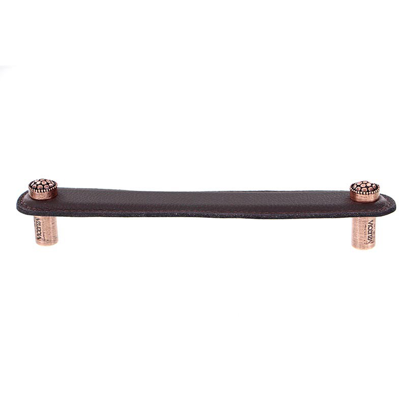 Tiziano 6 Center to Center Bar Pull, Antique Copper
