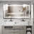 Bhanmati Rectangle LED Mirror, Bathroom/Vanity Mirror with Dimmable Lights, Wall-Mounted-1288296233