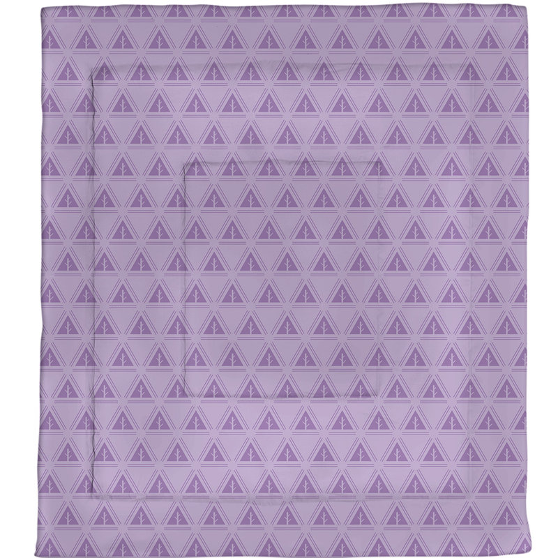 Édredon réversible en microfibre Theo Nath, Édredon très grand, Violet