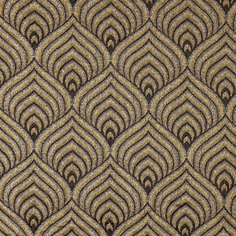 Annelise Room Darkening Pair, 228 W x 274 D cm, Ochre