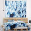 Photographie abstraite blue ice tapestry-28484259