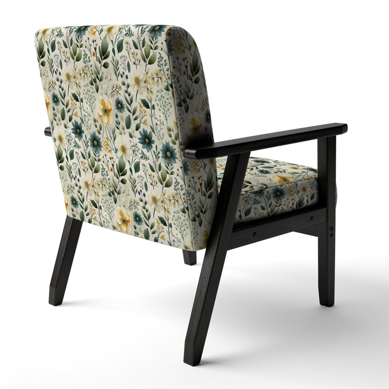 Chaise d'appoint rembourrée Botanical Wanderlust
