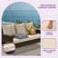 Balancelle Balconera pour 3 personnes avec coussins-284298745