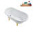 57.5'' x 29.5'' Soaking Acrylic Bathtub-83636132-83636134