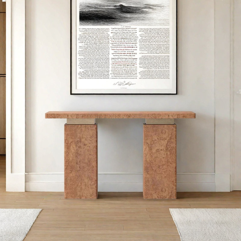 Retro Minimalist Console Table
