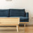Simple modern solid wood coffee table
