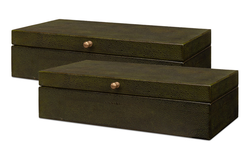 Gatsburg Handmade Decorative Box, Green