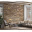 Murale brique inégale empilée-490695405