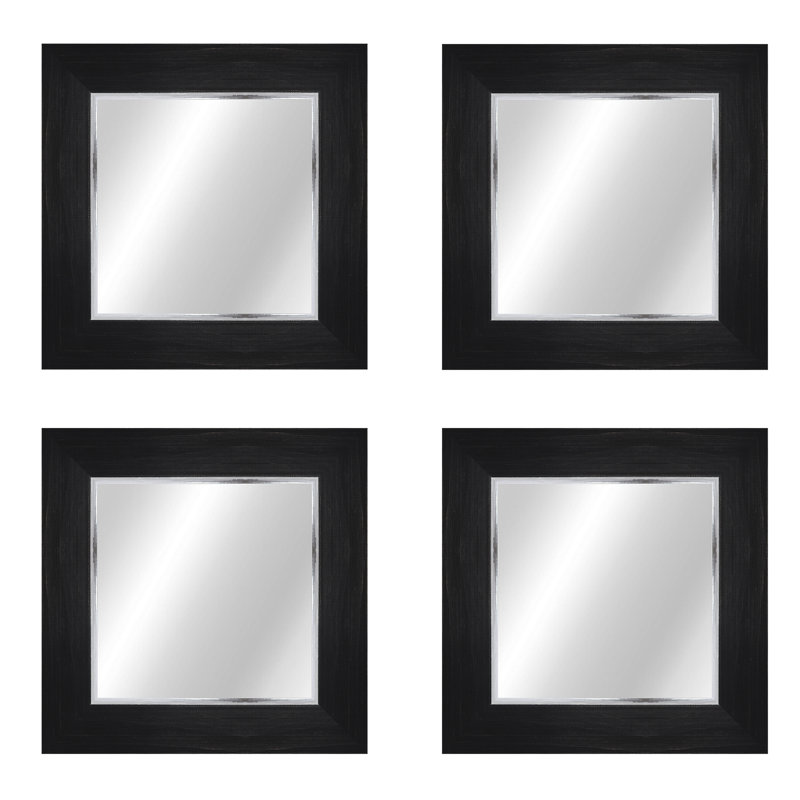 16 x 16 rustique, Noir / argent
