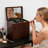 Wood Jewelry Box + Mirror