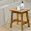 Banc de douche en bois massif Jaouad
