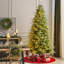Sapin de Noël artificiel vert avec lumières Leilonie-113059156