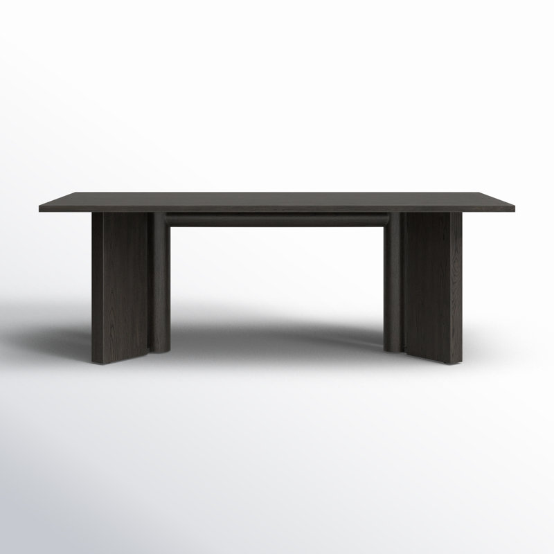 Huxley Dining Table 84"-Smoked Black, Smoked Black Veneer, 30" H x 84" D x 84" W