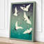 Flight of the Cranes Coastal - Wrapped Canvas-159881385-159881397