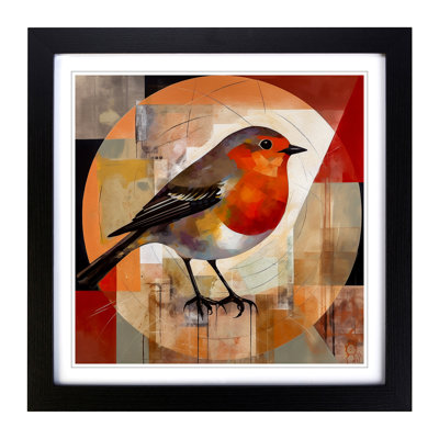 Robin Constructivism No.2 - Framed Print