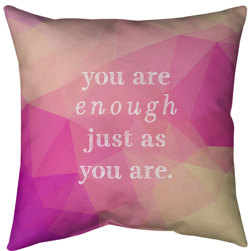 Coussin de sol en pierre précieuse you are so, 40 po x 40 po, Diamant rose