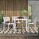 Quadis 4 - Person Patio Dining Set with Square Table