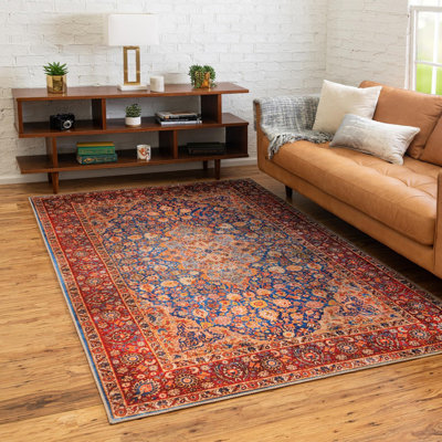 Chenille Geometric Indoor Rug