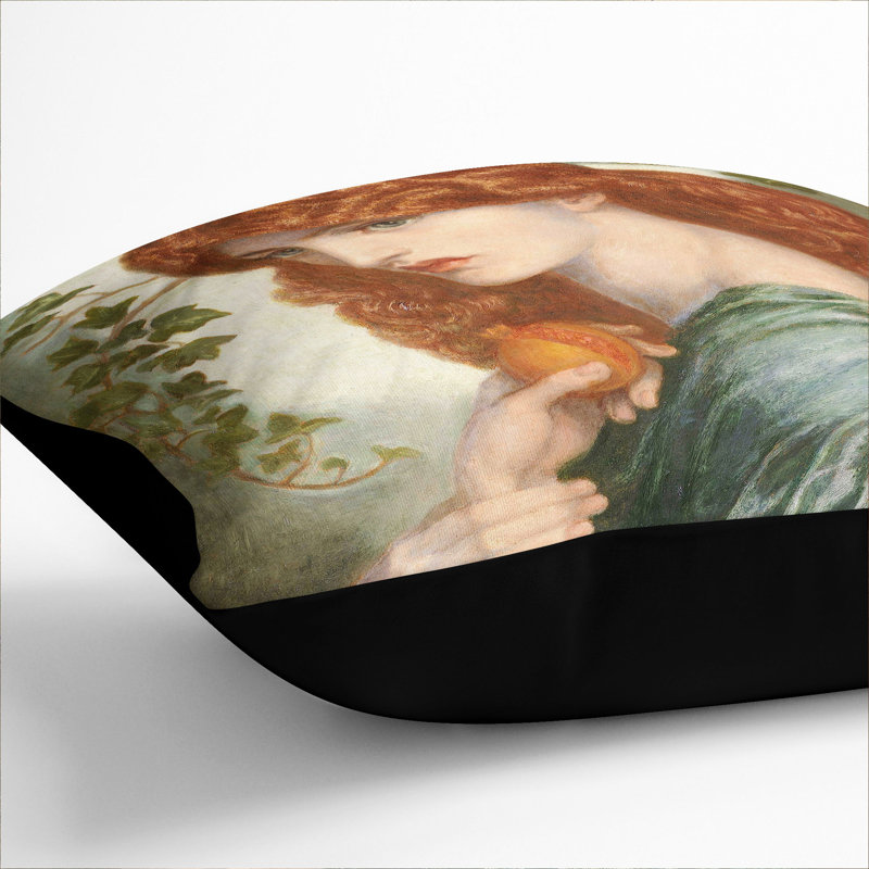 Square Cushion, 55cm H x 55cm W x 20cm D, Black