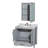 Sheffield 36" Freestanding Single Bathroom Vanity with Marble Top with Medicine Cabinet-952815768-1004593304-1004593286