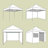 Amber-Lee 96'' W x 180'' D Steel Pop-Up Canopy-53887197-89060231