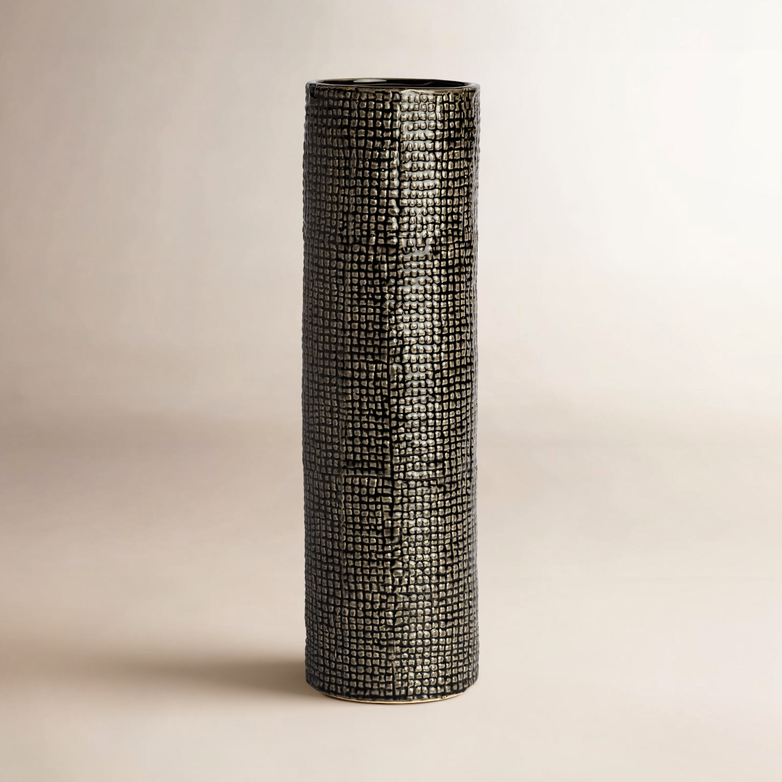 Vaila Ceramic / Porcelain Table Vase, 15" H x 4.5" W x 4.5"D