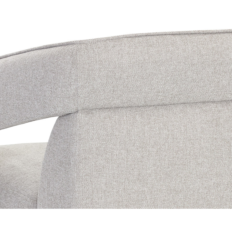 Repose-pieds carré 39,5 po, Polyester gris