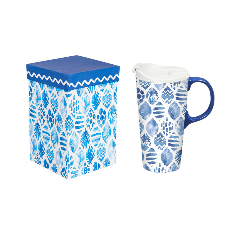 17 oz Tasse de voyage en céramique