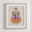 Silk Scroll, Man Framed Acrylic Painting Print by Dana Gibson