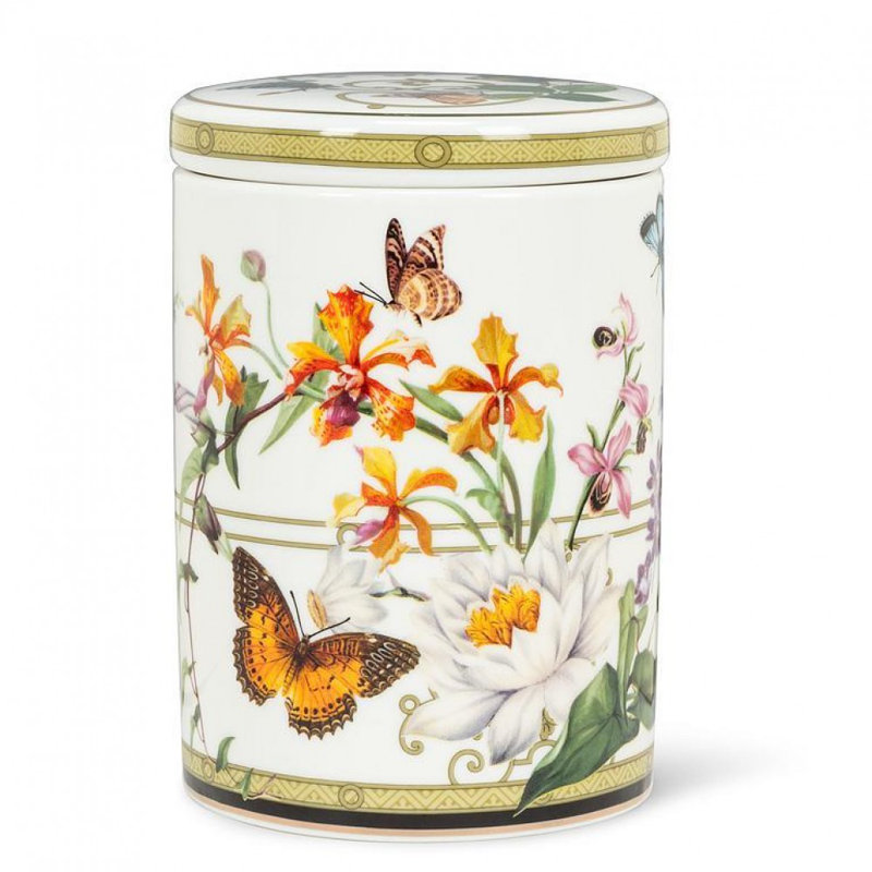 Butterfly Garden Lidded Canister