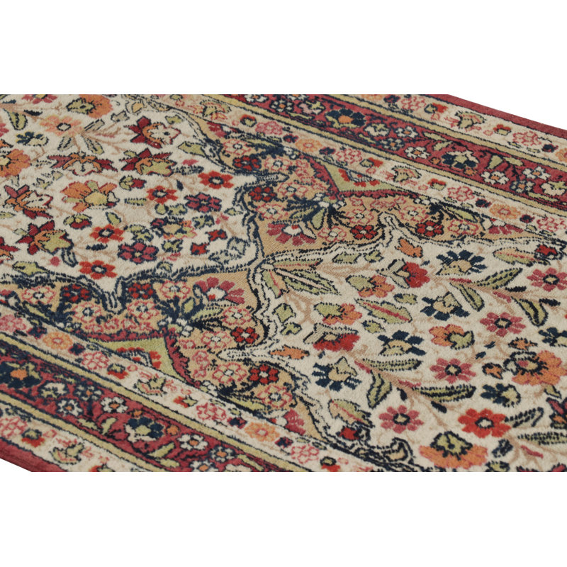 Antique One-of-a-Kind 3'1X18'2 Hand Knotted Area Rug