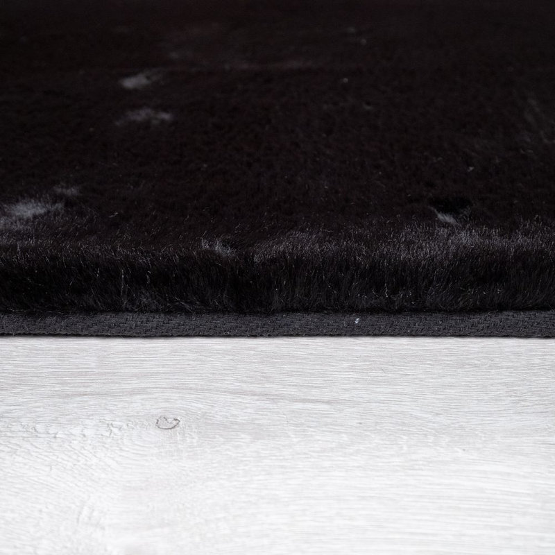 Thrapst Solid Colour Shag Area Rug, Rectangle 160cm x 230cm