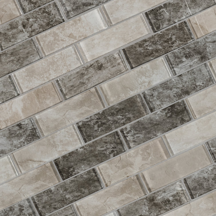 Savoy Subway 12" x 12" Linear Mosaic Tile
