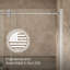 Composed Sliding Shower Door, 78 In. H X 56-1/8 - 59-7/8 In. W, With 3/8 In. Thick Crystal Clear Glass-1491379295