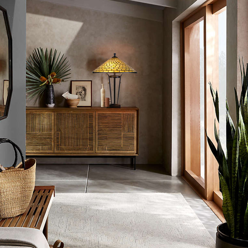 Lampe de table contemporaine de style Tiffany Fine Art Lighting
