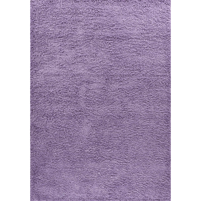 Esterly Solid Colour Shag Area Rug, Rectangle 80 x 150cm