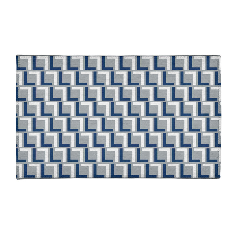 Geometric Indoor Rug, Rectangle 3' x 5'