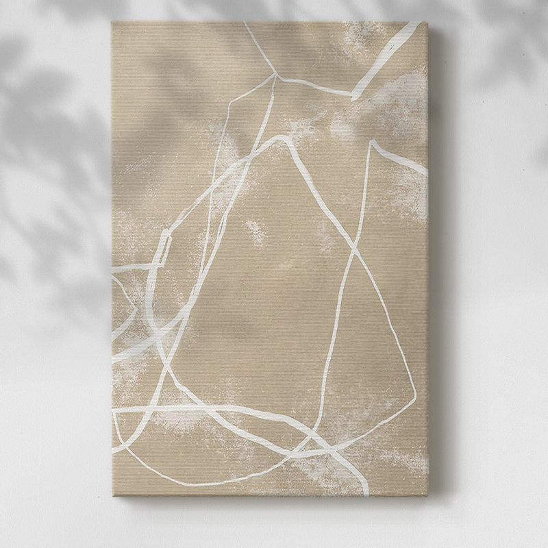 Neutral Thread I - Wrapped Canvas Print, 48" H x 32" W