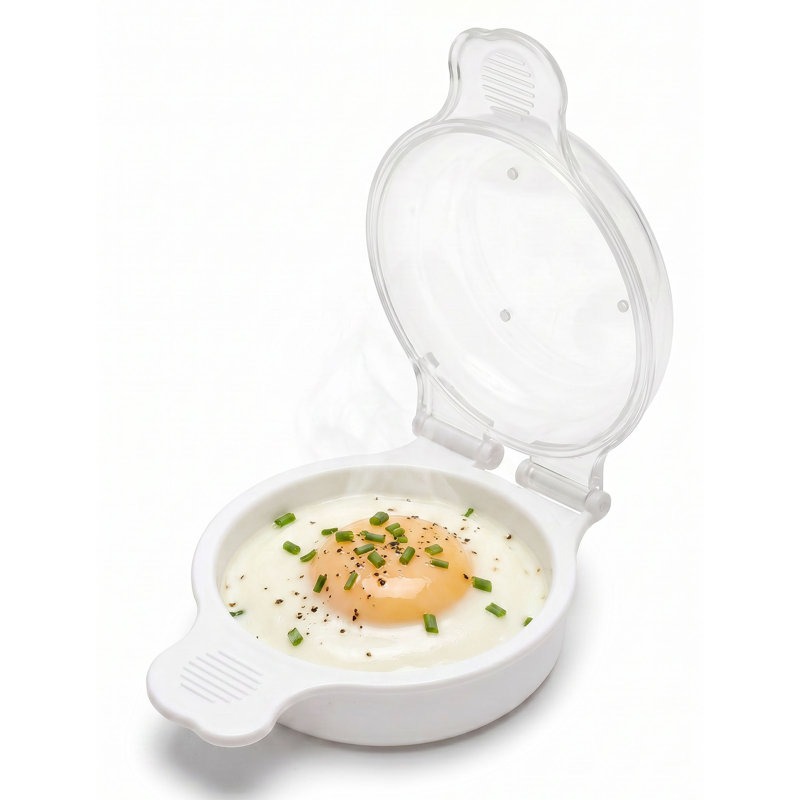 Microwave Egg Maker, a Healthy Breakfast Cooking Utensil - Kitchen Essentials, Easy to Make- Holds Up to Two Eggs and Cooks in 45 Seconds