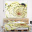 Tapisserie en forme de fleur abstraite à motif floral light-28498698
