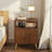 Mid-Century Modern 2-Drawer 23" Tall Nightstand with Open Cubby, Fluted Cute Bedside Table with Open Shelf, Storage End Table For Bedroom, Living Room, Sofa and Office-832204724