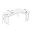 Bureau rectangulaire brun en bois massif-599822303-599822298