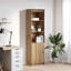 Highboard 50X35x180 Cm Engineered Wood-1897897301