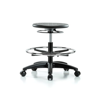 Brott PERCH Polyurethane Industrial Stool | Desk Height 15.5-20.5" or Medium Bench Height 18-25.5"