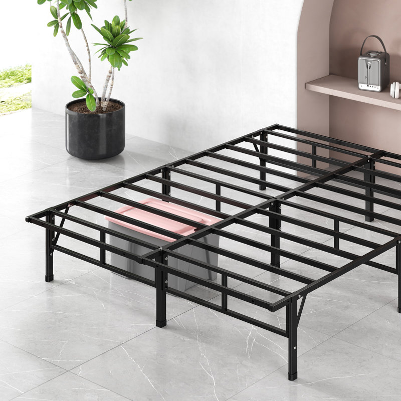 Higbee 14" Steel Bed Frame, King