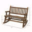 Chaise berçante en bois pour 2 personnes Outsunny-1812135081