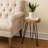 Azzole Solid Wood Top End Table